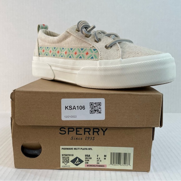 New in Box Sperry Pier Wave Hi Ltt Oaxaca Sneaker Size 7 - Picture 7 of 7